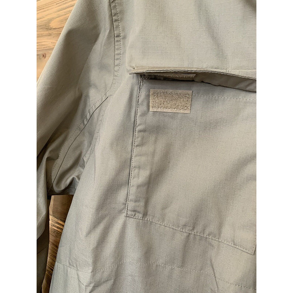 TRU-SPEC 24-7 Series Khaki Field Tactical Long Sleeve Zip Up Shirt Men's Sz XL - Picture 5 of 14